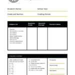 Middle School Report Card – Templatescanva Intended For Middle School Report Card Template
