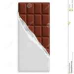Milk Chocolate Bar In A Blank Wrapper Stock Vector Throughout Free Blank Candy Bar Wrapper Template