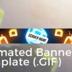 Minecraft Animated Server Banner Template "drop The Blocks" In Minecraft Server Banner Template