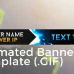 Minecraft Animated Server Banner Template &quot;super Dazzle&quot; for Animated Banner Template