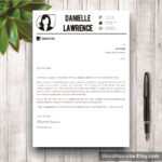 Modern Resume Template For Word – “Danielle Lawrence” Within Resume Templates Word 2007