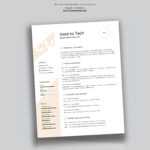 Modern Resume Template In Word Free - Used To Tech with regard to Microsoft Word Resume Template Free