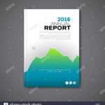 Modern Vector Annual Report Review Design Template With Big In Annual Review Report Template