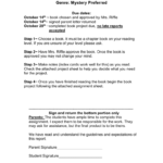 Mystery Book Project Within Story Skeleton Book Report Template