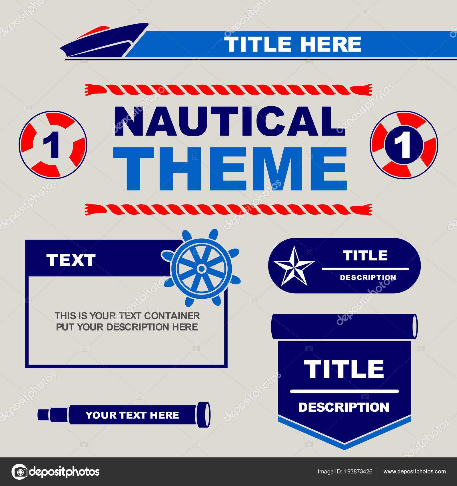 Nautical Theme Design Template You Can Use Flyers Banner With Nautical Banner Template