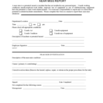 Near Miss Reporting Form – 2 Free Templates In Pdf, Word Throughout Near Miss Incident Report Template