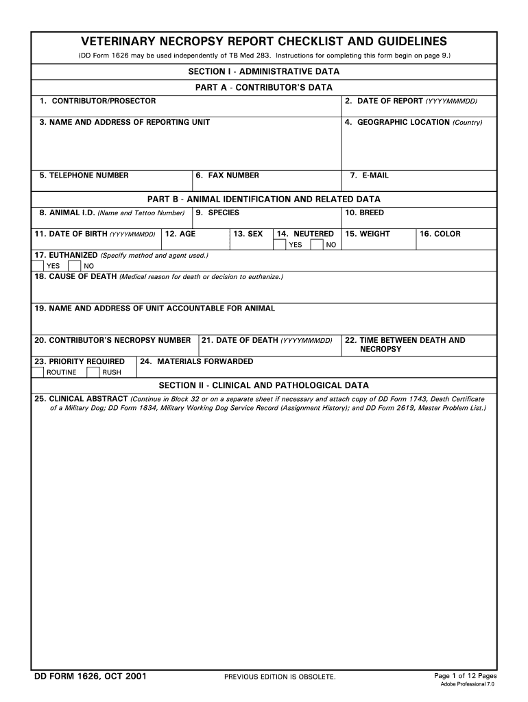 Necropsy Report Example – Fill Online, Printable, Fillable Inside Blank Autopsy Report Template