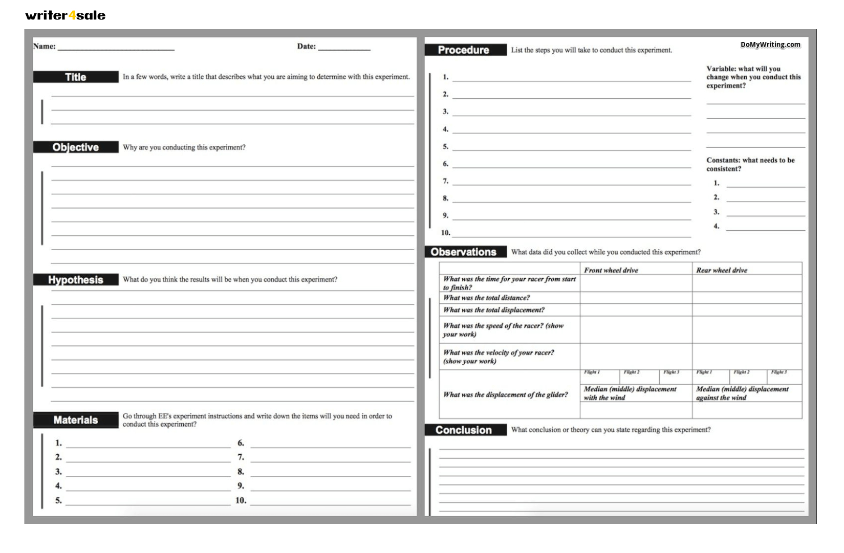 Need Assistance With A Lab Report? Here Are The Best Tips Throughout Lab Report Template Middle School