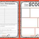 Newspaper Template For Kids | E Commercewordpress For Blank Newspaper Template For Word