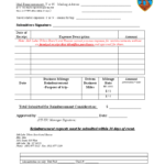 Nice Travel Expense Report And Reimbursement Request Form Throughout Travel Request Form Template Word