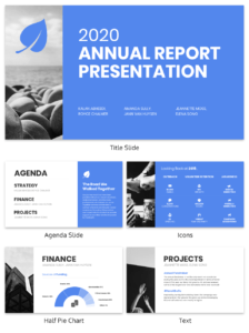 Non Profit Annual Report Presentation Template regarding Non Profit Annual Report Template