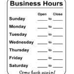 Office Hours Template - Fill Online, Printable, Fillable within Hours Of Operation Template Microsoft Word