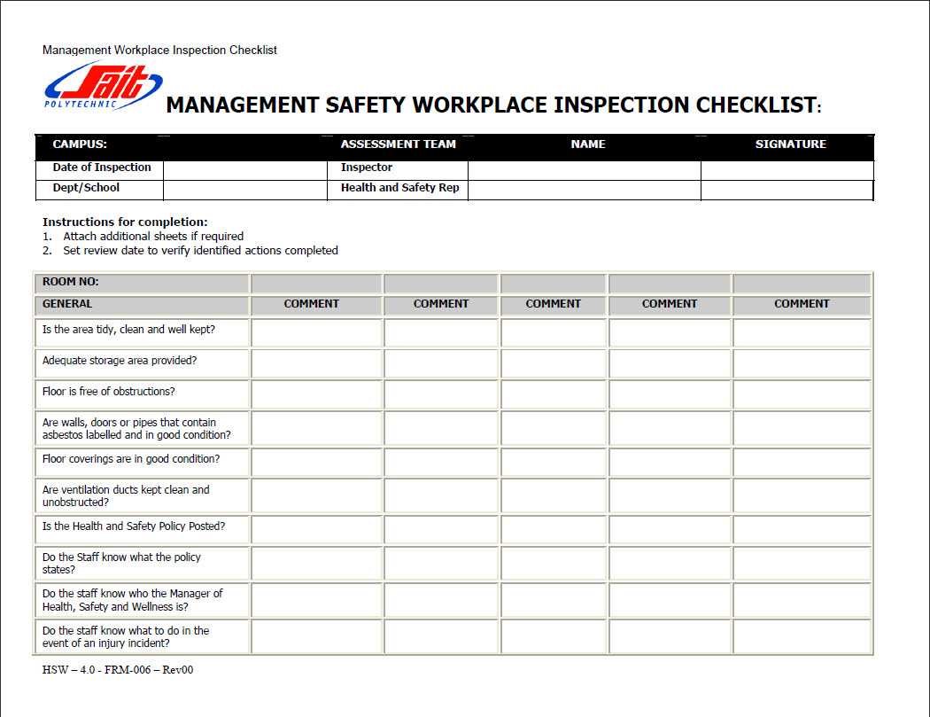 Ohs Monthly Report Template Audit Safety Checklist Inside Ohs Monthly Report Template