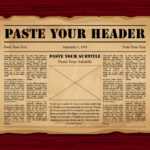 Old Newspaper – Download Free Vectors, Clipart Graphics Inside Blank Old Newspaper Template