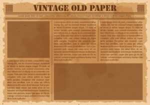 Old Newspaper Free Vector Art - (1,682 Free Downloads) pertaining to Blank Old Newspaper Template
