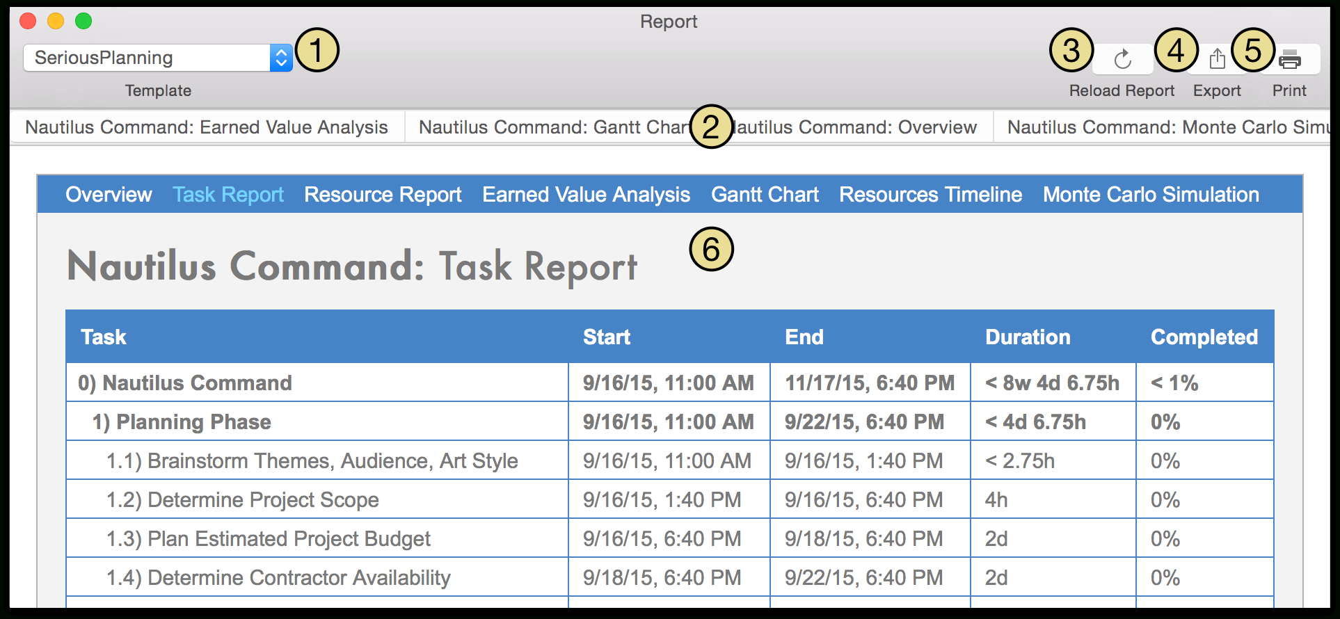 Omniplan 3 For Mac User Manual — Reporting And Printing Within Html Report Template Download