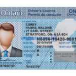 Ontario Driver License Psd Template Inside Blank Drivers License Template