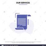 Our Services Document, Report, Note, Paper, Guidelines Solid Within Boyfriend Report Card Template
