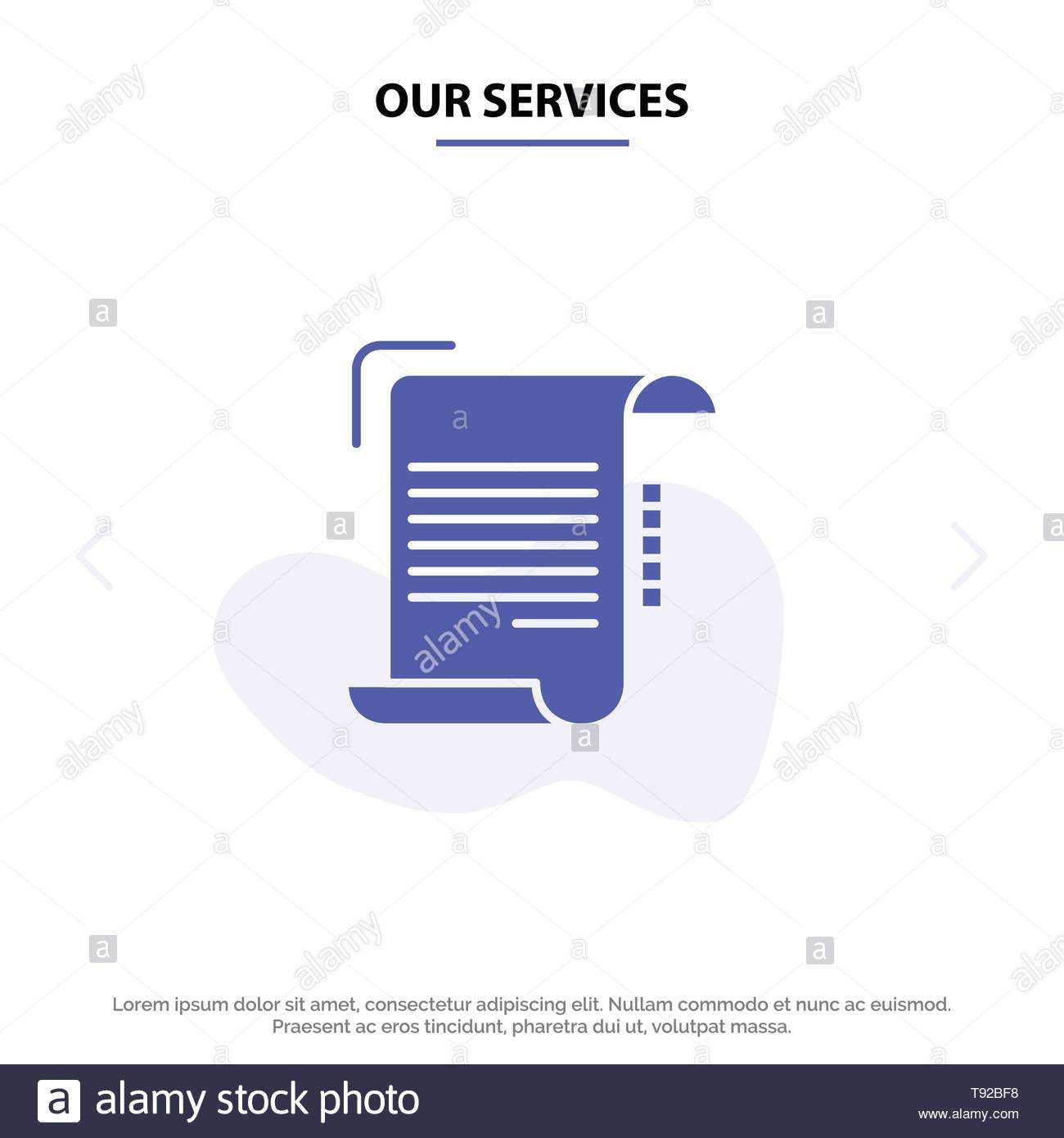Our Services Document, Report, Note, Paper, Guidelines Solid Within Boyfriend Report Card Template