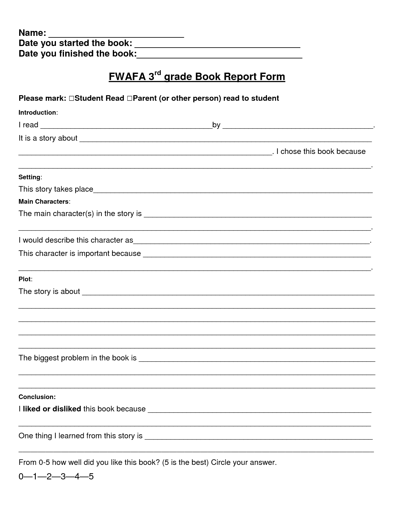 Outlining Worksheet Grade 5 | Printable Worksheets And Regarding Book Report Template 5Th Grade