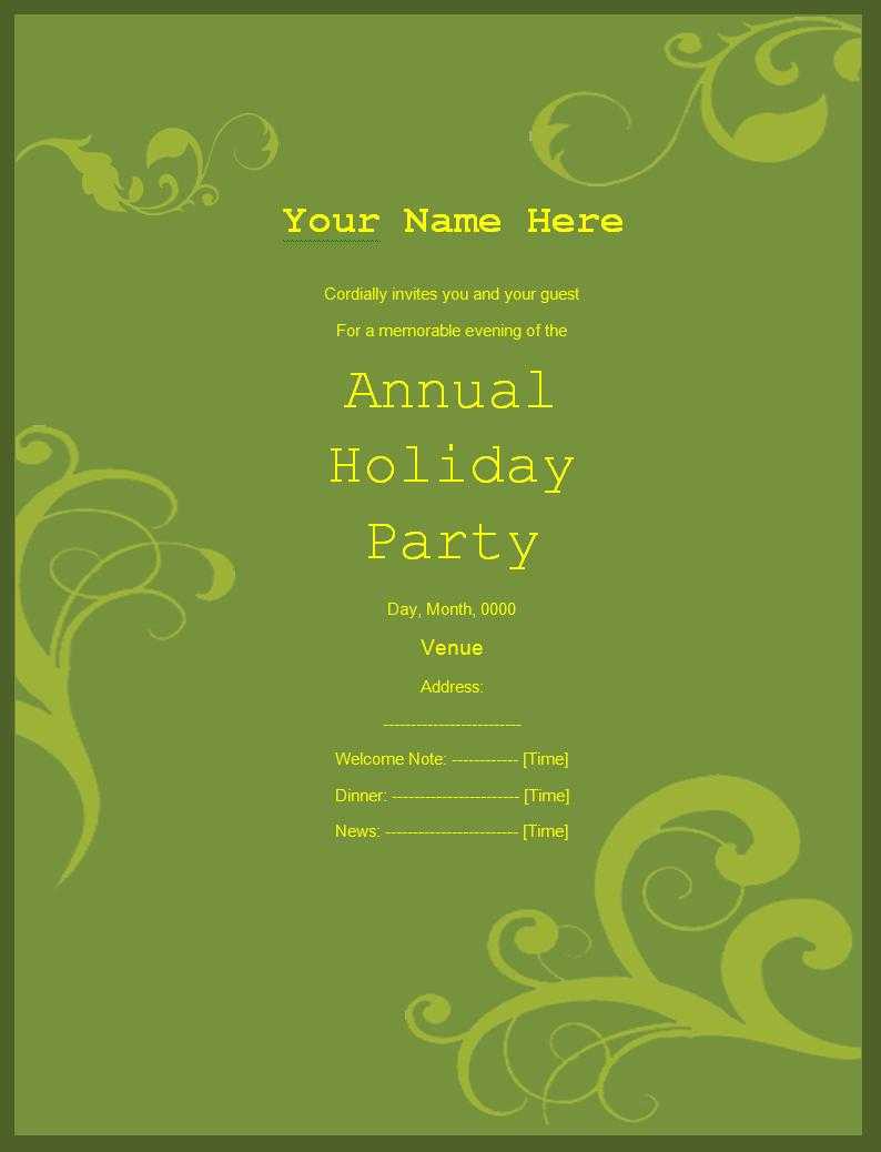Party Invitation Templates | Free Printable Word Templates, For Free Dinner Invitation Templates For Word
