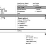 Pay Stub Worksheet | Printable Worksheets And Activities For Regarding Free Pay Stub Template Word