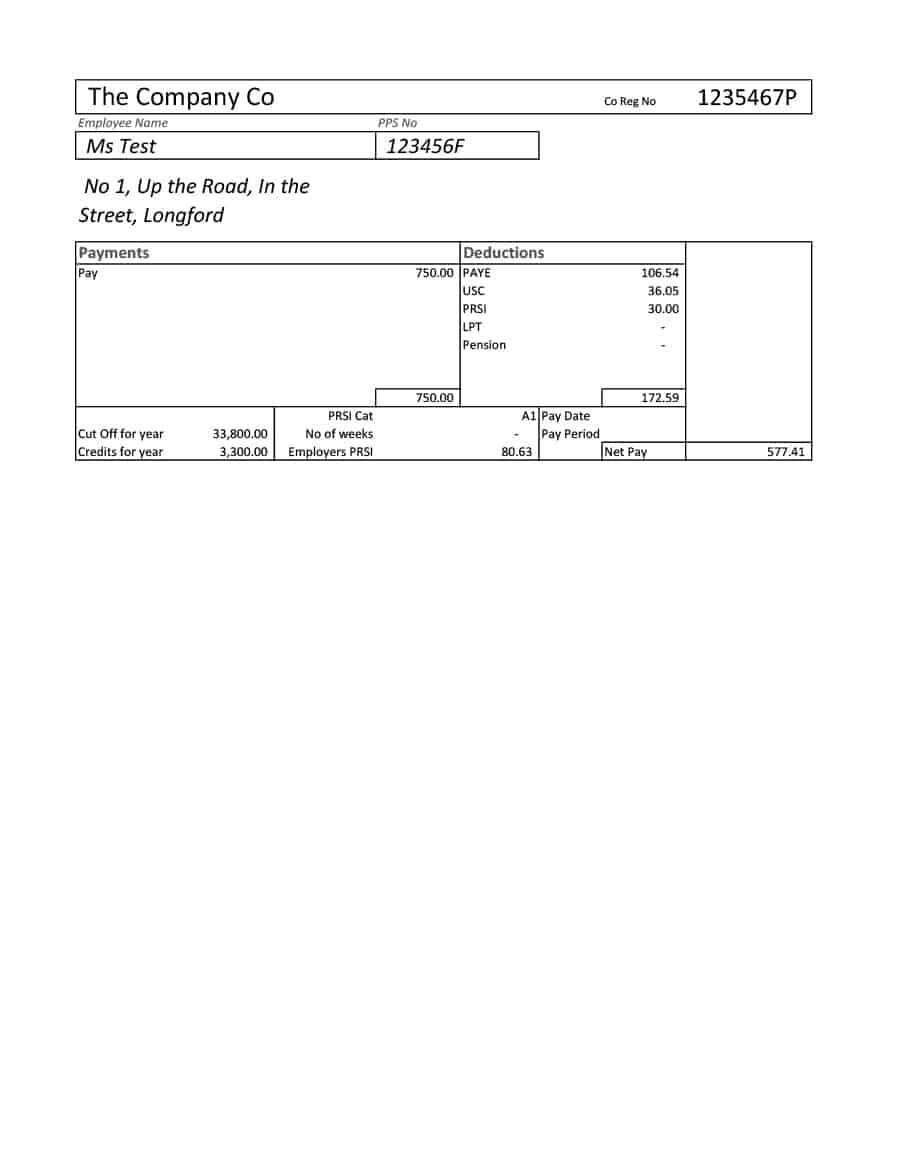 Payroll Template Free Download – Karan.ald2014 For Blank Pay Stub Template Word