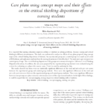 Pdf) Care Plans Using Concept Maps And Their Effects On The Pertaining To Nursing Care Plan Template Word