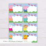 Peppa Pig Food Label Template Pertaining To Food Label Template Word