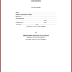 Personal Loan Contract Or Agreement Form Sample : Vientazona With Blank Loan Agreement Template