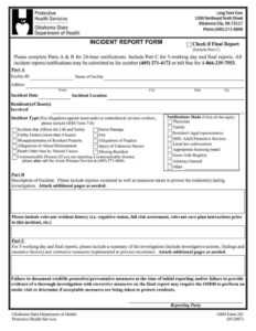 Physical Security Incident Report Template And Free inside Physical Security Report Template