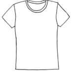Plain Tshirt Clipart Intended For Blank Tshirt Template Printable