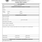 Police Incident Report Form – 3 Free Templates In Pdf, Word For Police Report Template Pdf