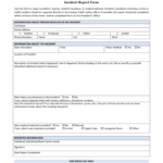 Police Incident Report Form – 3 Free Templates In Pdf, Word In Police Incident Report Template