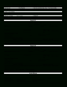 Police Incident Report | Templates At Allbusinesstemplates inside Police Incident Report Template