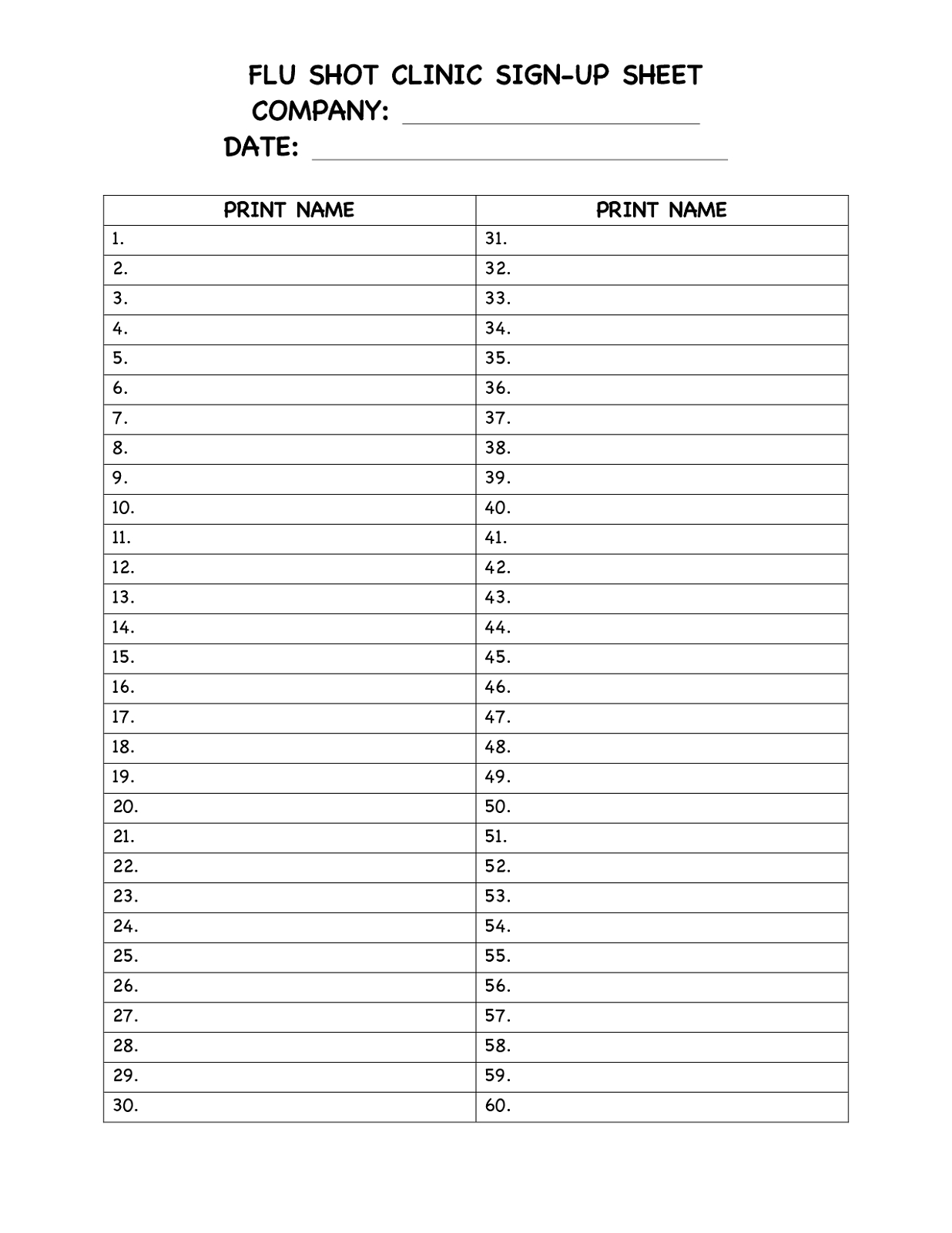 Potluck Sign Up Sheet Word For Events | Loving Printable Inside Potluck Signup Sheet Template Word