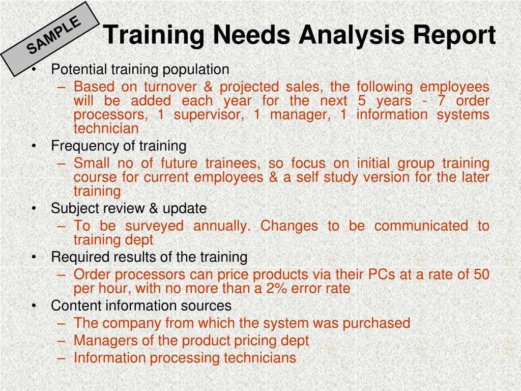 Ppt – Needs Assessment & Analysis Powerpoint Presentation With Regard To Training Needs Analysis Report Template