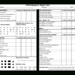 Preschool Report Card | Templates At Allbusinesstemplates With Report Card Template Pdf