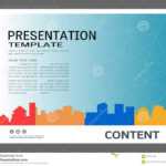 Presentation Design Template, City Buildings And Real Estate Throughout Real Estate Report Template