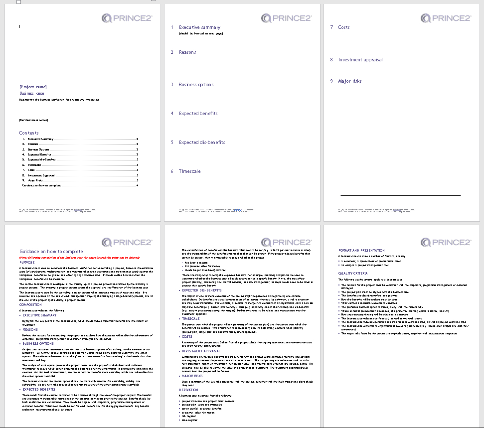 Prince2 2017 Templates – Official Axelos Set Available With Regard To Prince2 Lessons Learned Report Template