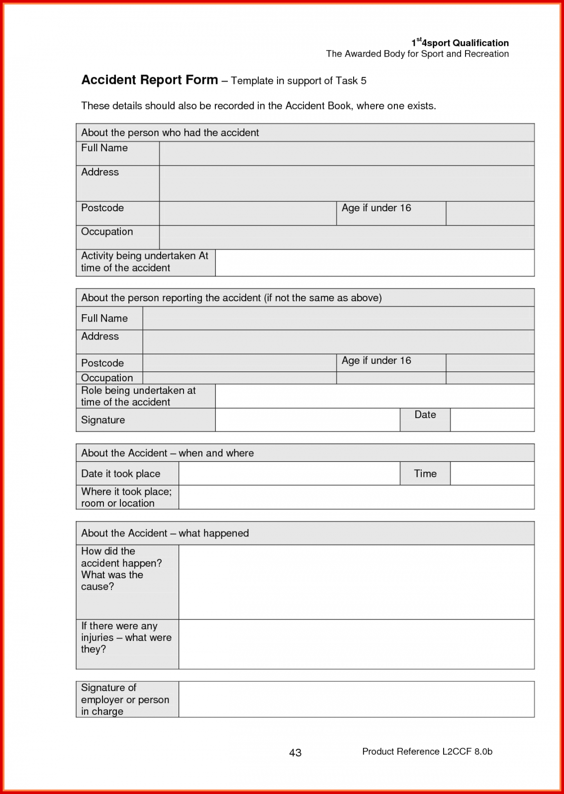 Printable 004 Accident Report Forms Template Ideas Incident Pertaining To Vehicle Accident Report Form Template