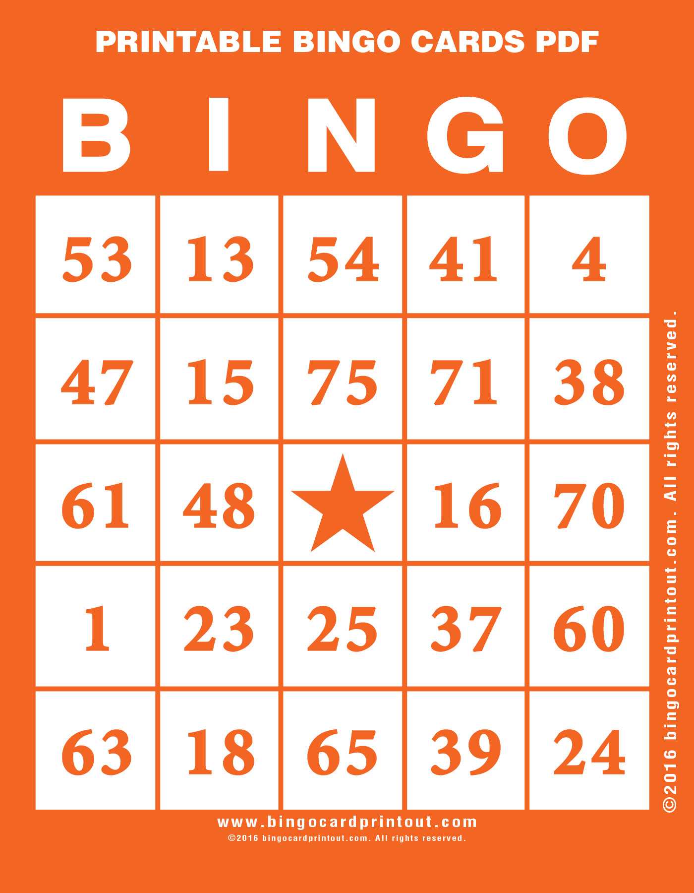 Printable Bingo Cards Pdf – Bingocardprintout With Blank Bingo Template Pdf