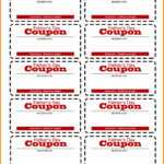 Printable Blank Coupon Template - Barati.ald2014 in Blank Coupon Template Printable
