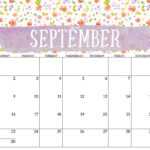 Printable Calendar September 2018 For Kids | Printable 2019 In Blank Calendar Template For Kids