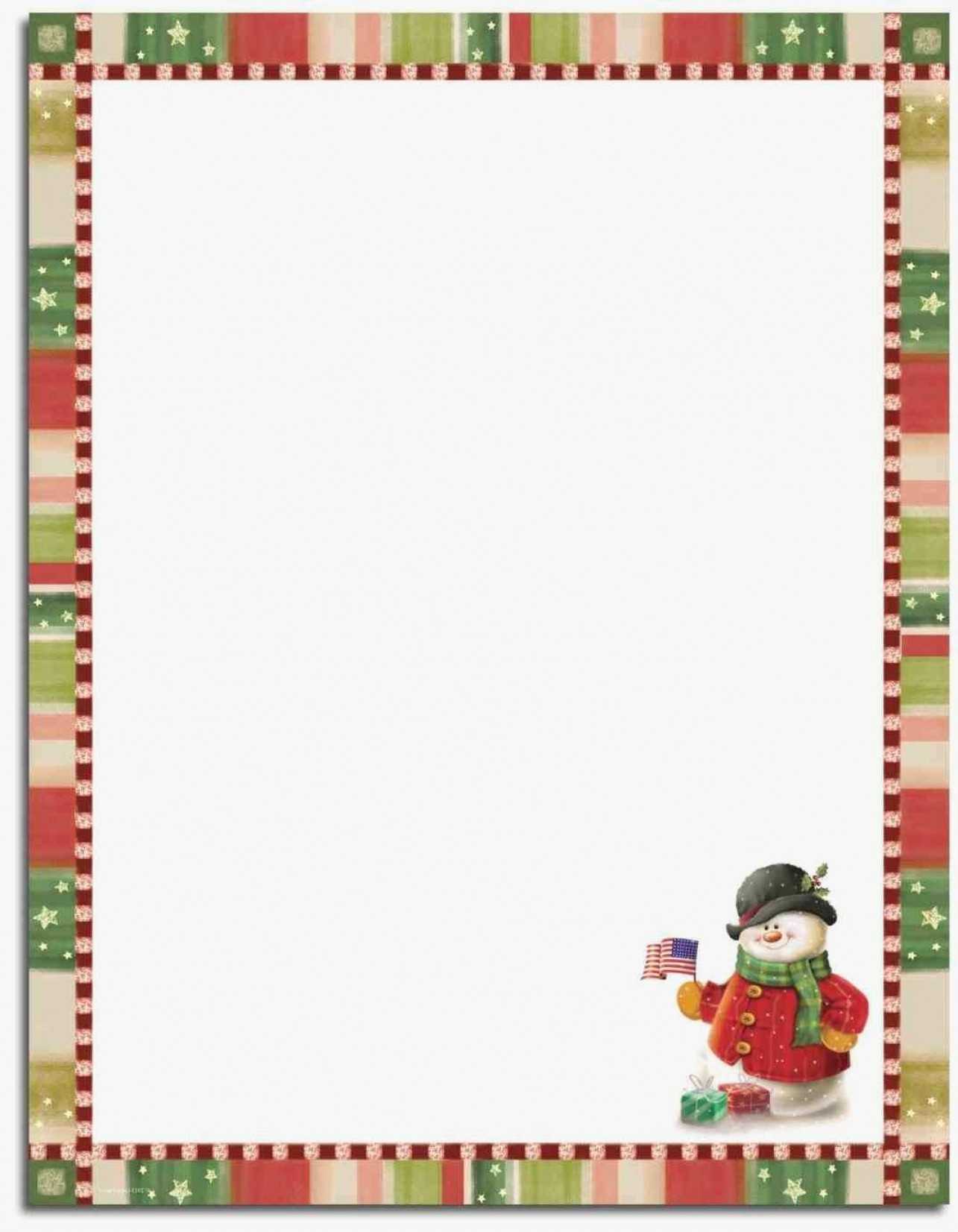 Printable Clip Art Free Christmas Border Templates For Word Intended For Christmas Border Word Template