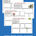 Printable Comic Strip Templates With Story Starters – Frugal Intended For Printable Blank Comic Strip Template For Kids