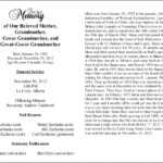 Printable Funeral Program Templates Pamphlets Microsoft Throughout Free Obituary Template For Microsoft Word