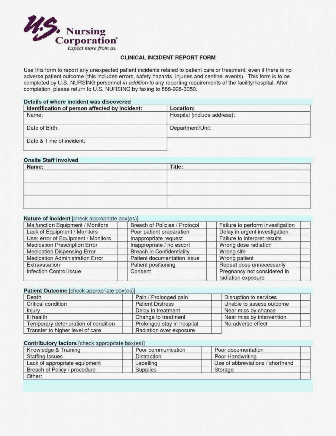 Printable Gallery Price List Template Near Miss Report In Near Miss Incident Report Template