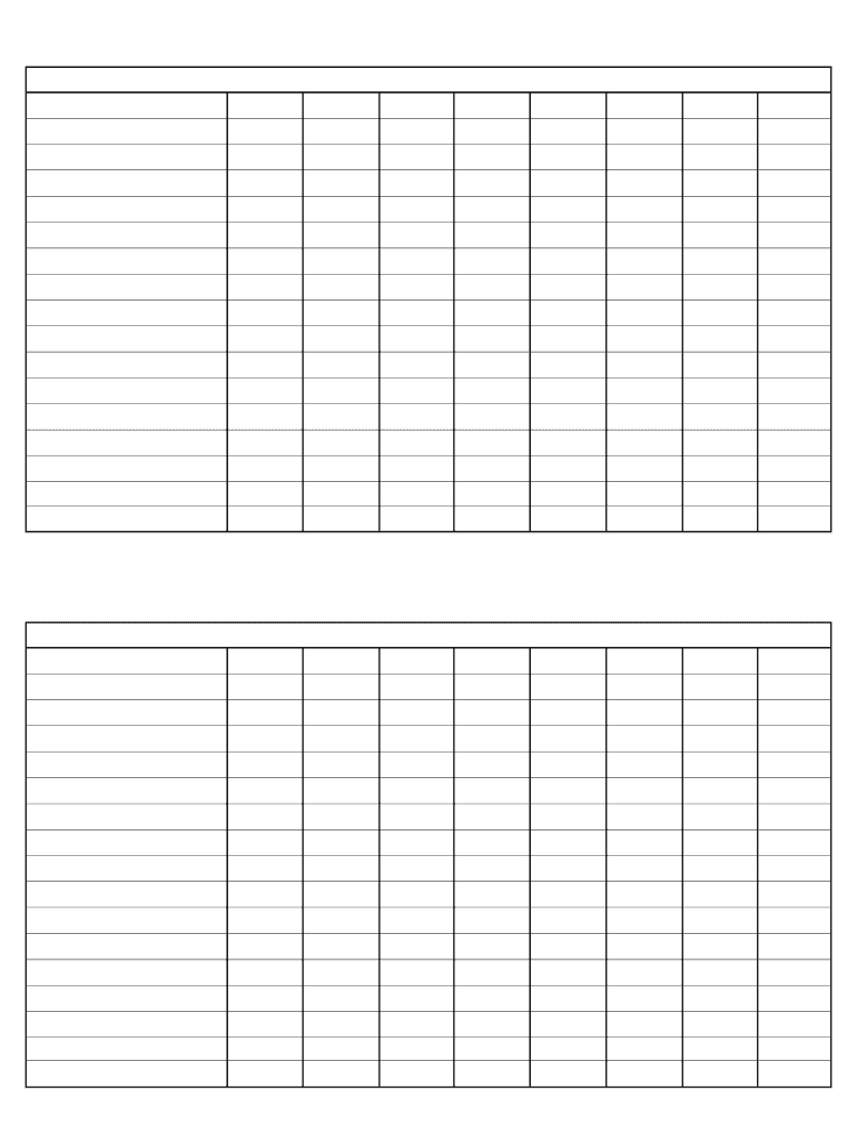 Printable Ledger Sheets – Fill Out And Sign Printable Pdf Template | Signnow Pertaining To Blank Ledger Template