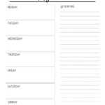 Printable Meal Planning Template – Paper Trail Design With Regard To Blank Meal Plan Template